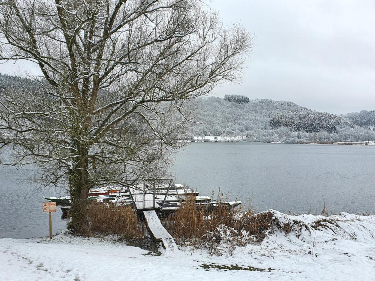 River Mosel Holiday Homes, Meerfeld Studio With A Lake View Exteriér fotografie