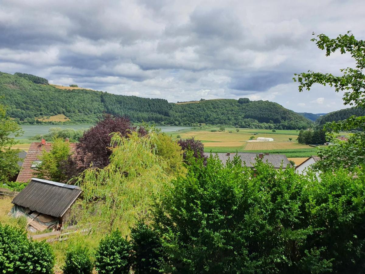 River Mosel Holiday Homes, Meerfeld Studio With A Lake View Exteriér fotografie