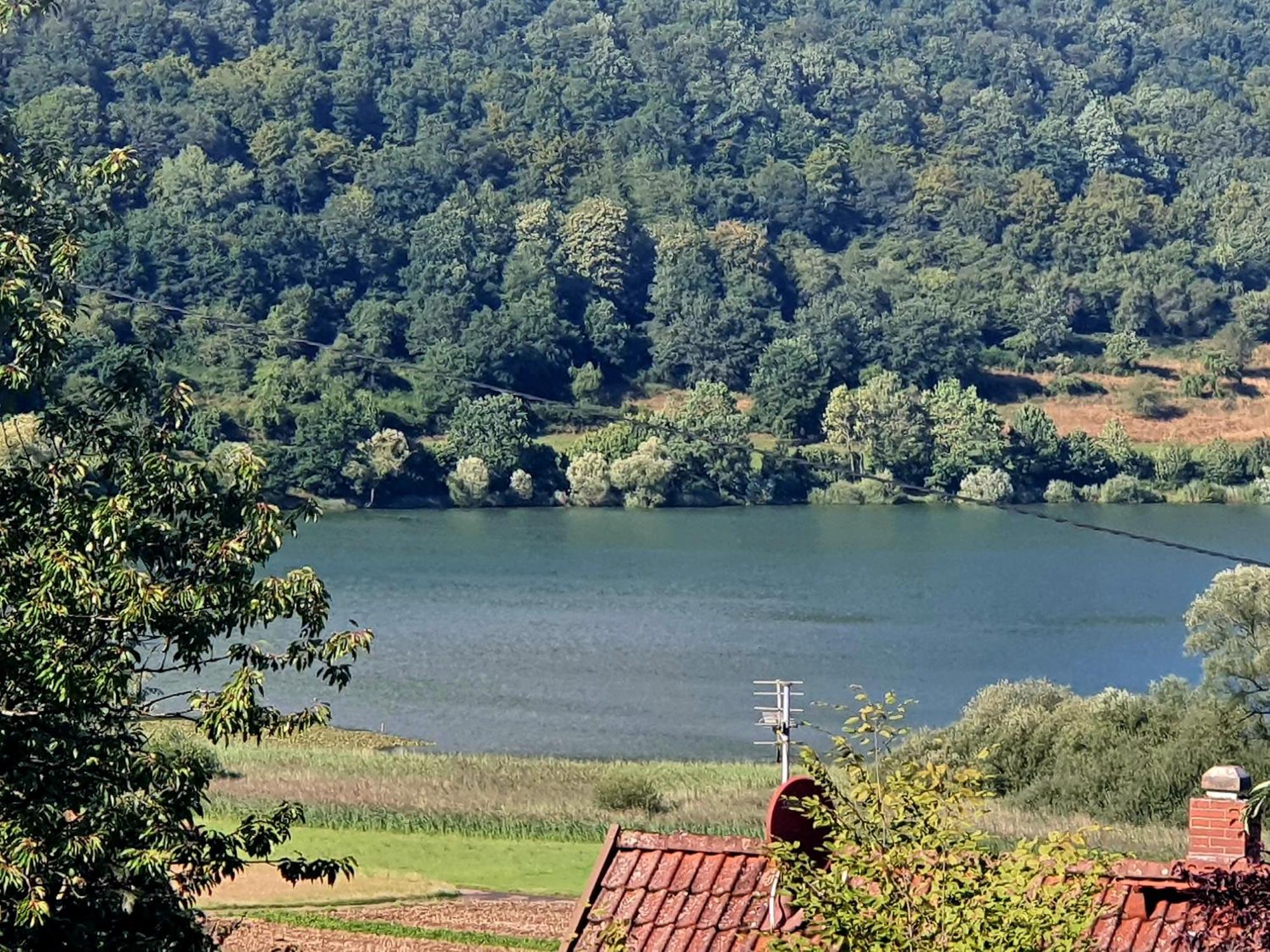 River Mosel Holiday Homes, Meerfeld Studio With A Lake View Exteriér fotografie